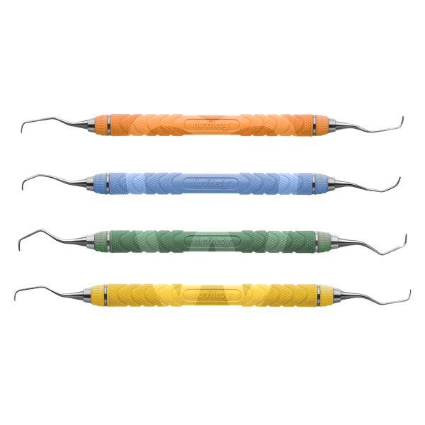 11/12 gracey curette,ee2 resin naranja instrumental hu-friedy