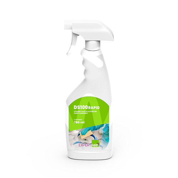 Ds100 rapid desinfectante de superficies 750ml desinfección expertlab