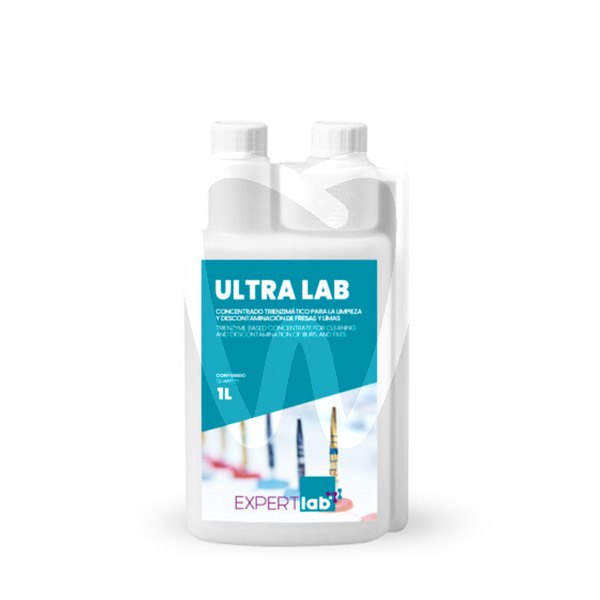 Ultra lab desinfectante de fresas trienzimático concentrado 1l desinfección expertlab