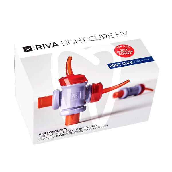 Riva light cure cápsulas 50 cápsulas cementos sdi australia