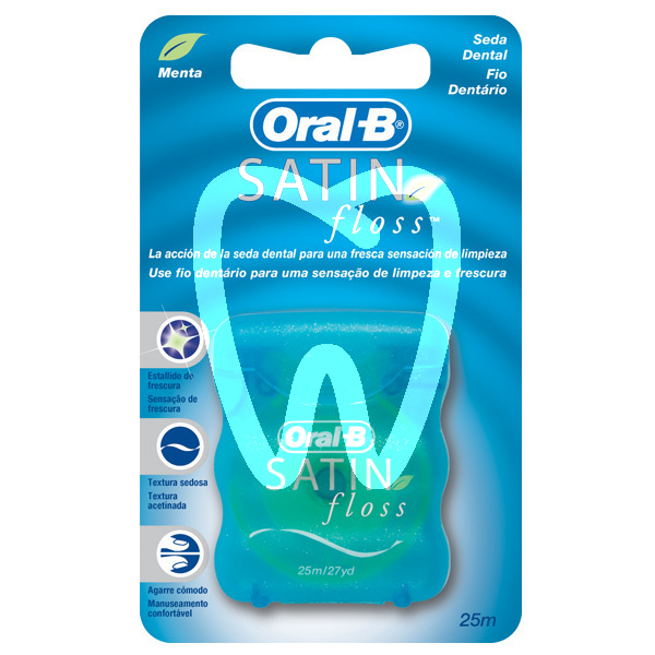 Hilo dental satin floss prevención y diagnóstico oral b