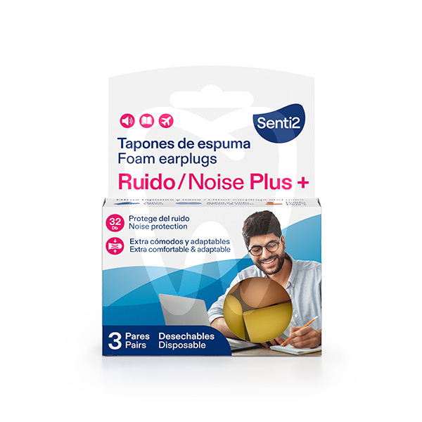 Tapones espuma desechables senti2