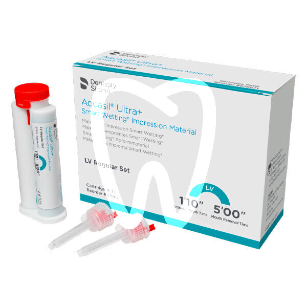 thumbnail image 2 of Dentsply Aquasil Ultra+ XLV Fast Set Impression Material – 4 Cartridges, 50mL 2 of 5