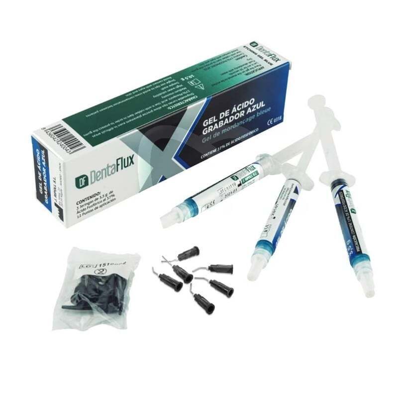Ácido fosfórico 37% jumbo azul reconstrucción dentaflux