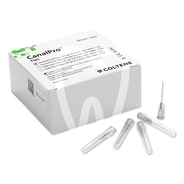 Agujas de irrigación salida lateral canalpro 30 ga endodoncia coltene-whaledent