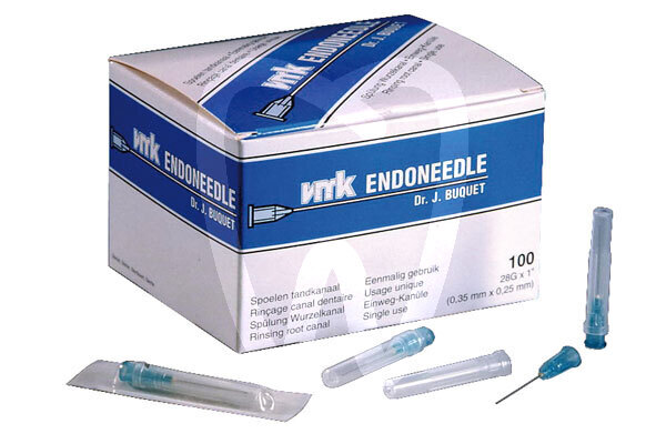 Agujas endoneedle 28g x 25mm endodoncia vmk