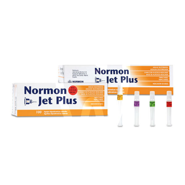 Agujas normonjet plus agujas y biomateriales normon
