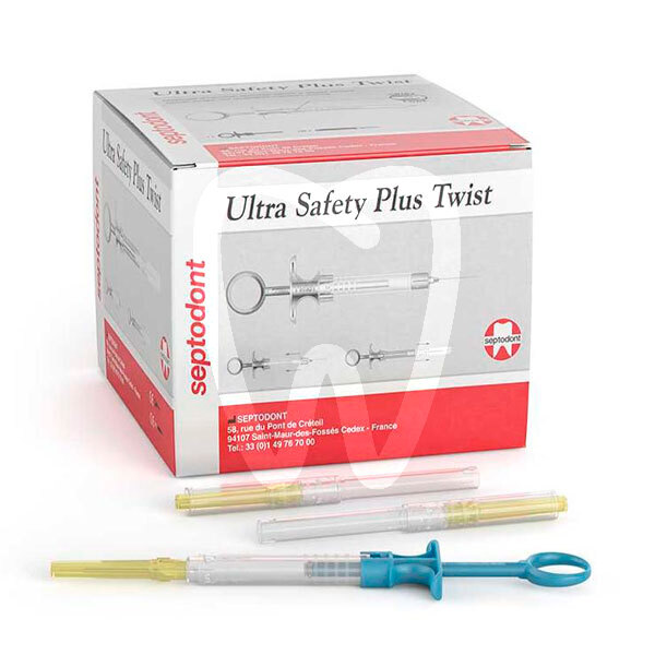 Agujas ultra safety plus twist agujas y biomateriales septodont