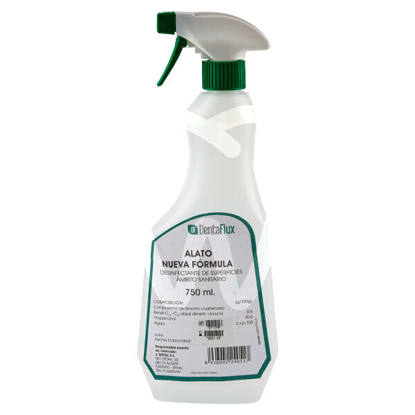 Alato desinfectante superficies 750ml prevención y diagnóstico dentaflux