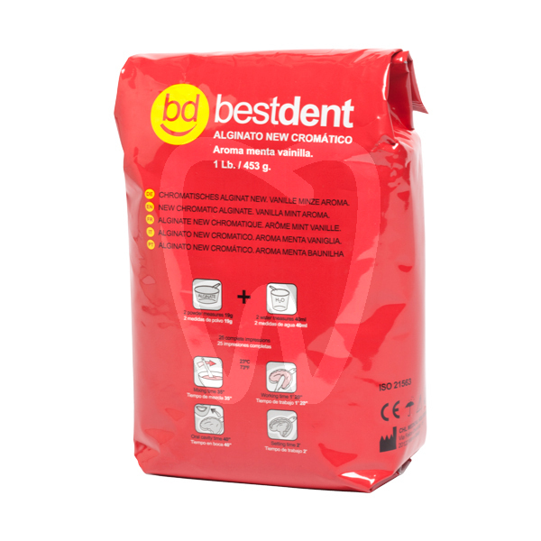 Alginato cromático fast bestdent impresión y prótesis bestdent