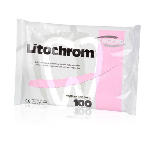 Alginato litochrom cromático impresión y prótesis lascod