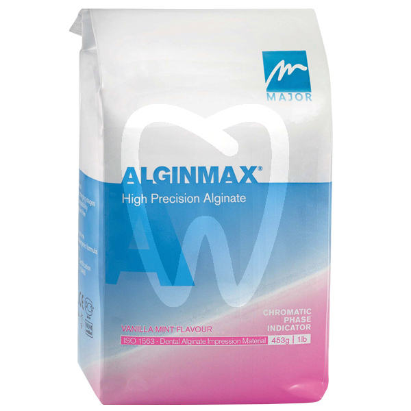 Alginmax-alginato cromatico impresión y prótesis major