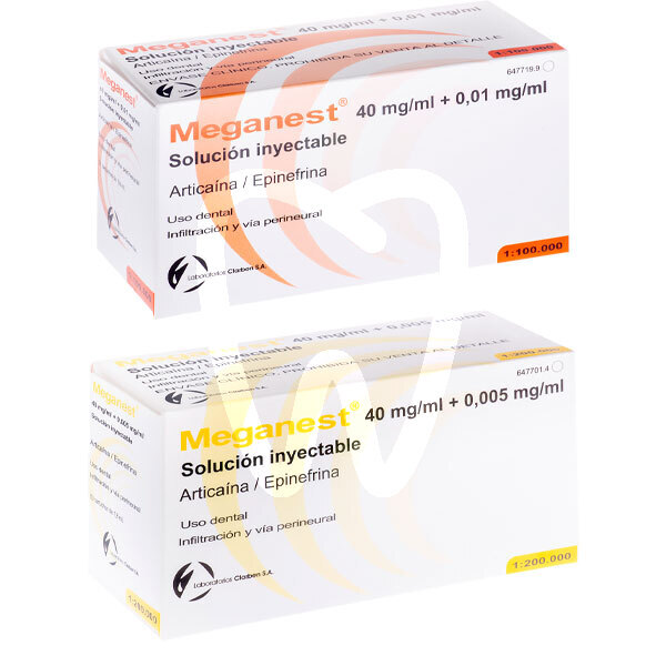 Anestesia meganest (articaina) anestesia laboratorios clarben