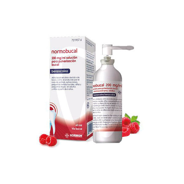Anestesia normobucal spray (benzocaina) anestesia normon