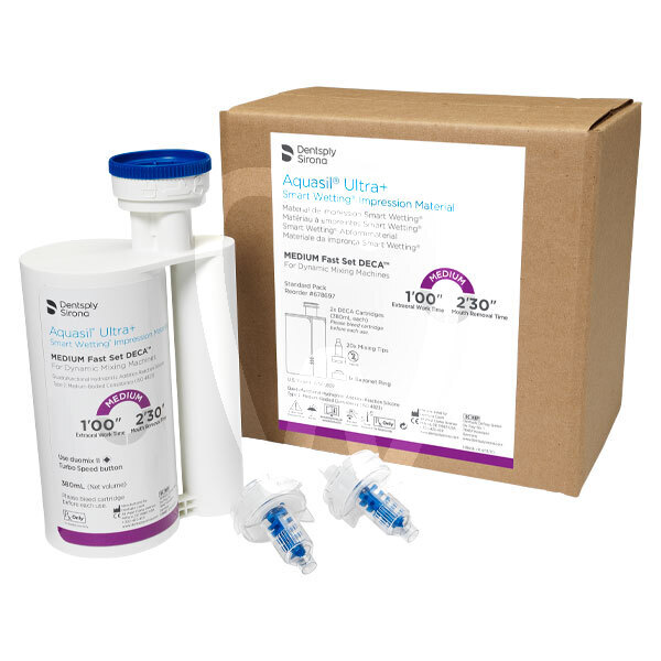 Aquasil ultra+ deca (mezcladoras automáticas) impresión y prótesis dentsply