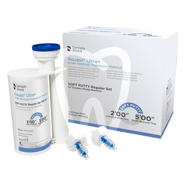 Aquasil ultra+ putty deca impresión y prótesis dentsply