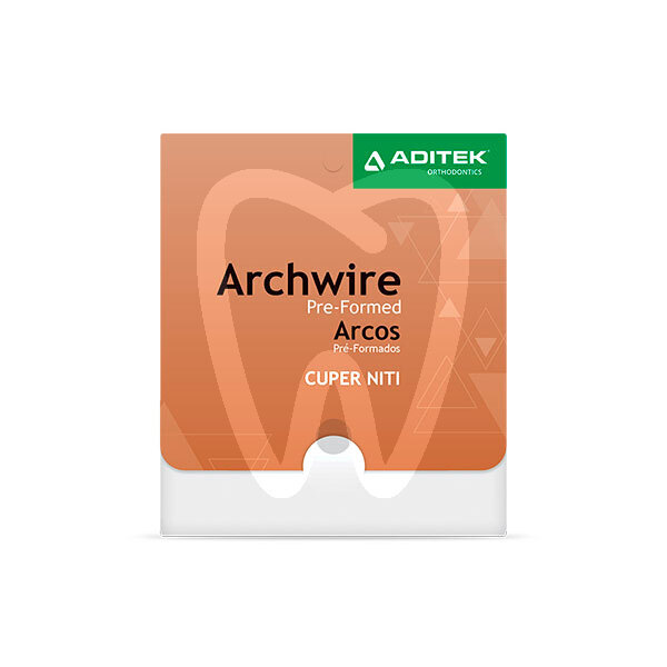 Arco redondo copper niti universal arcos y alambres aditek