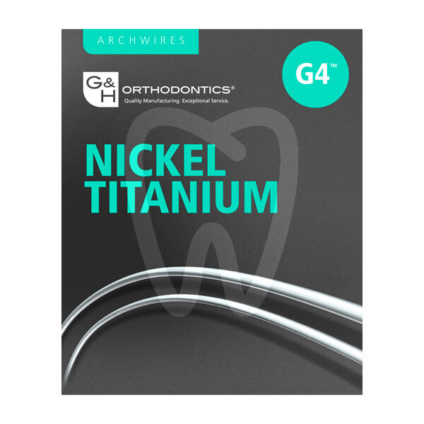 Arcos niti g4 tm forma europa ii rectangular arcos y alambres g&h orthodontics