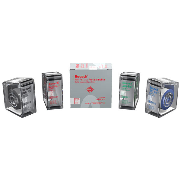 Arti-fol bk32 metallic 1 cara 12micras c/dispensador impresión y prótesis bausch