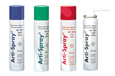 Arti spray oclussion spray impresión y prótesis bausch