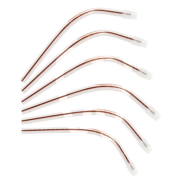 Aspiradores transparentes 14 cm. desechables bestdent