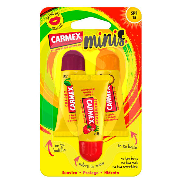 Bálsamo labial carmex triplo tubo clásico prevención y diagnóstico carmex