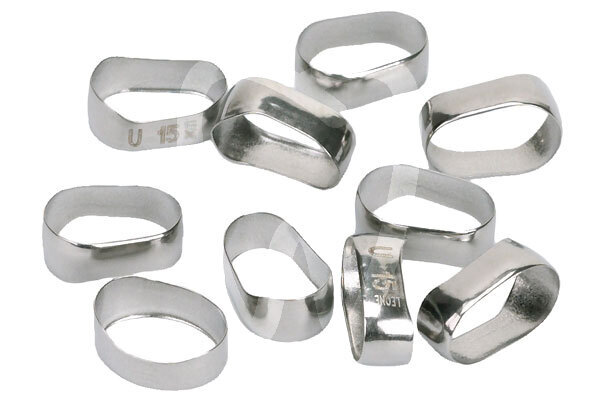 Bandas para premolares superiores sin tubo y sin lug calibra bandas leone