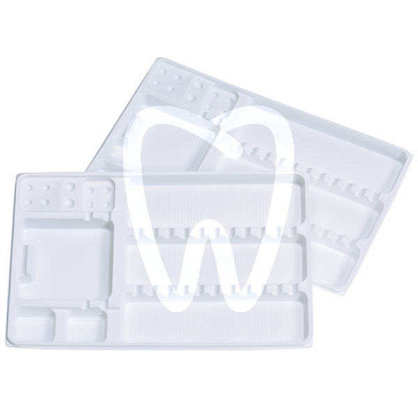 Bandejas desechables grandes desechables sin marca