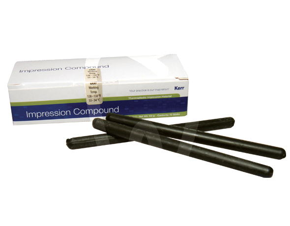 Barras impresión y prótesis kerr