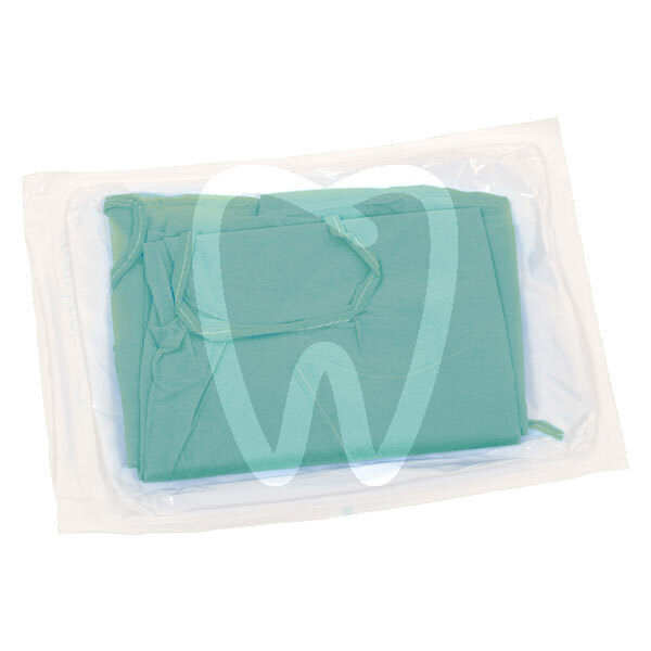 Bata esteril verde desechables cardiva