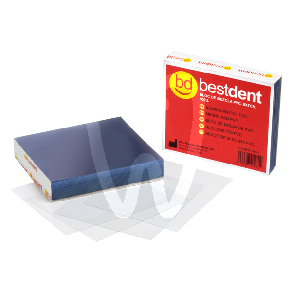 Block mezcla de pvc 8x7 cm impresión y prótesis bestdent