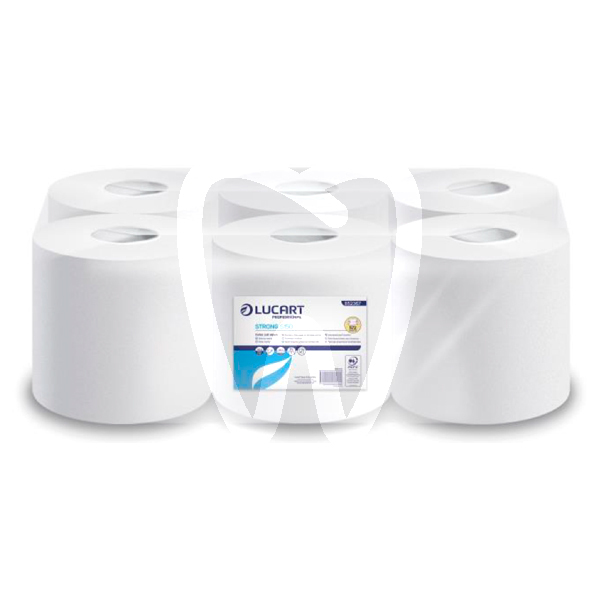 Bobina secamano 2 capas laminada 135m desechables lucart