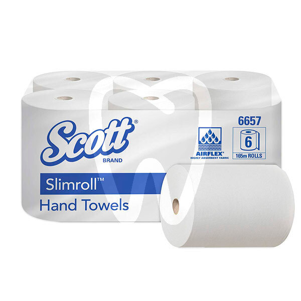 Bobina secamanos slimroll scott desechables kimberly-clark