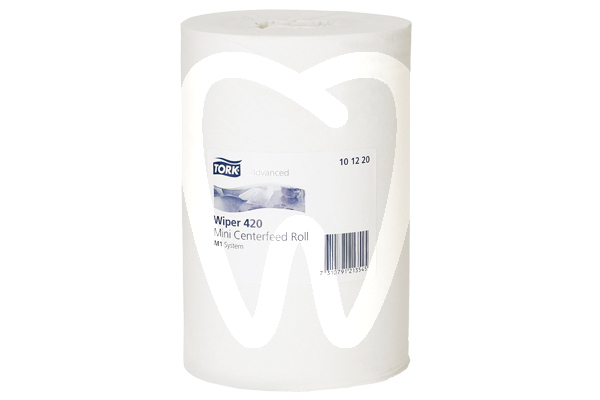 Bobinas mini blanca tork advanced wiper desechables tork