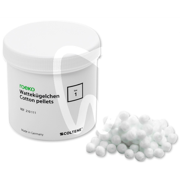 Pellets de algodón n.1 ø 6,3 mm desechables roeko