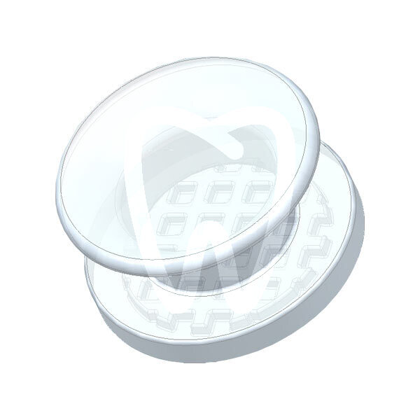 Boton ceramico freddy intraoral metálico y estético gestenco