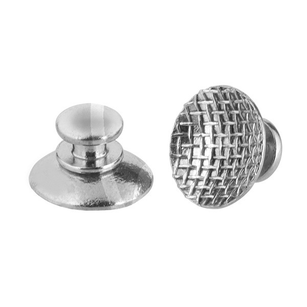 Boton lingual cementado directo intraoral metálico y estético bestdent