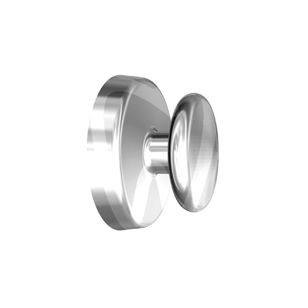 Boton lingual plano extremo sin níque intraoral metálico y estético leone