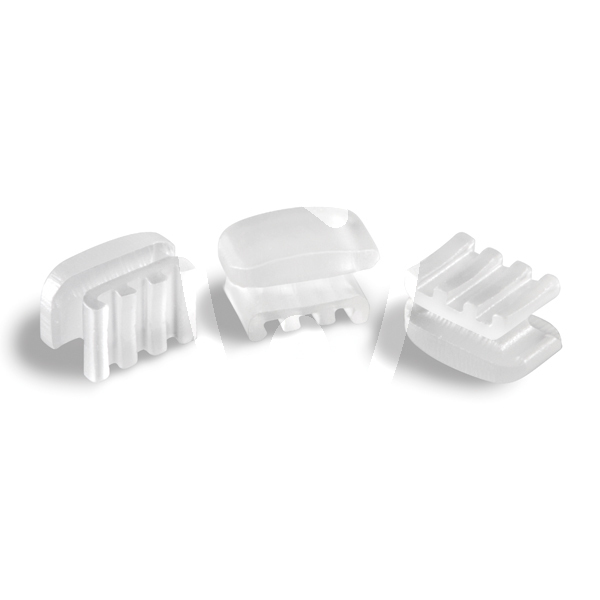 Botones ceramicos rectangulares intraoral metálico y estético bestdent