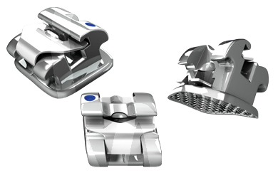 Brackets autoligados metálicos experience mini brackets gc orthodontics