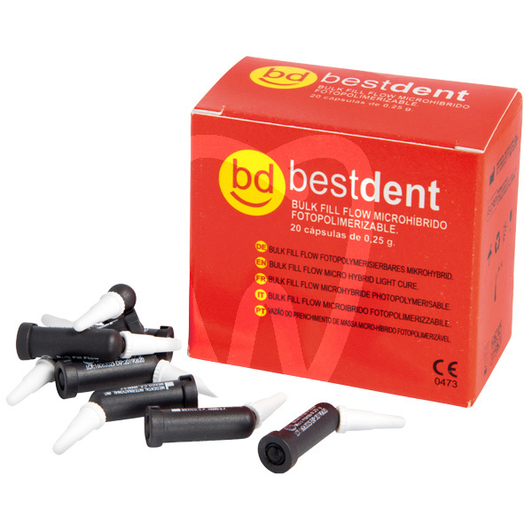 Bulk fill compules 20 capsulas reconstrucción bestdent