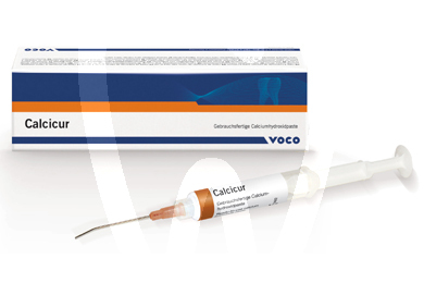 Calcicur jeringa cementos voco