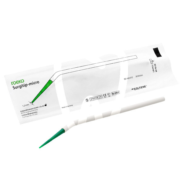 Cánulas surgitip micro 1,2mm 100u desechables roeko