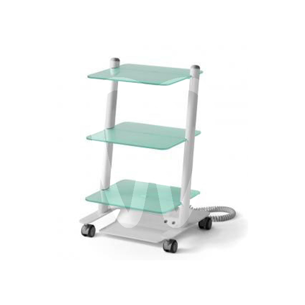 Carrito movil c3rv glass. electrificado. mobiliario zilfor