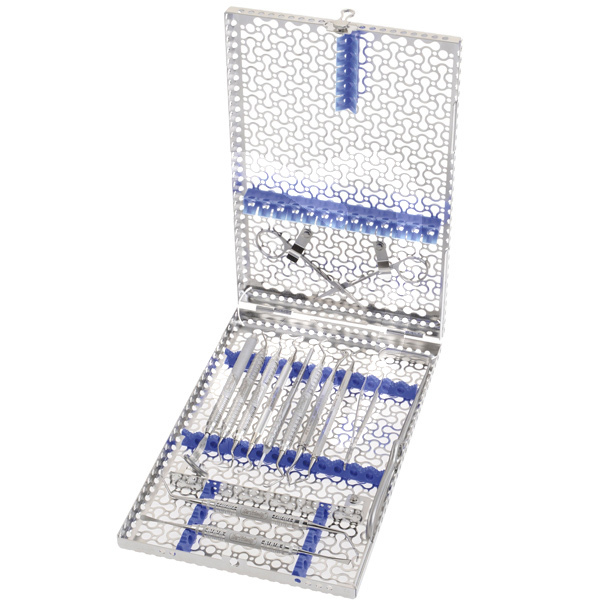 Cassette ims 18 instrumentos azul -imdin188- instrumental hu-friedy