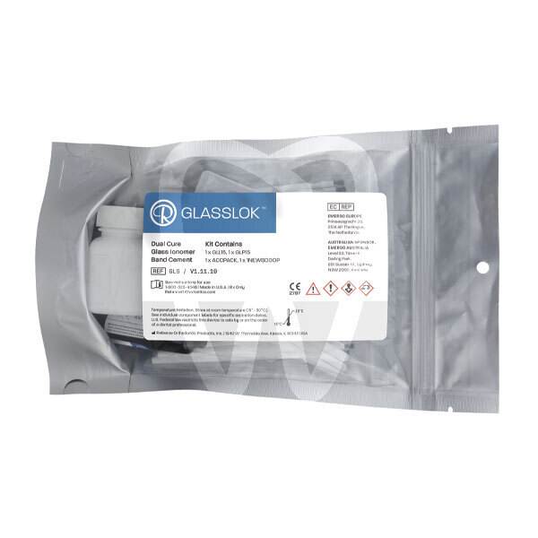 Cemento glasslok azul starter kit adhesivos reliance orthodontic