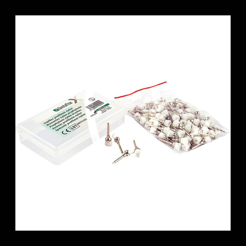 Cepillo nylon profilaxis surtido colores reconstrucción dentaflux