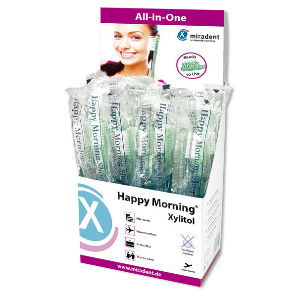 Cepillos happy morning xylytol prevención y diagnóstico hager & werken