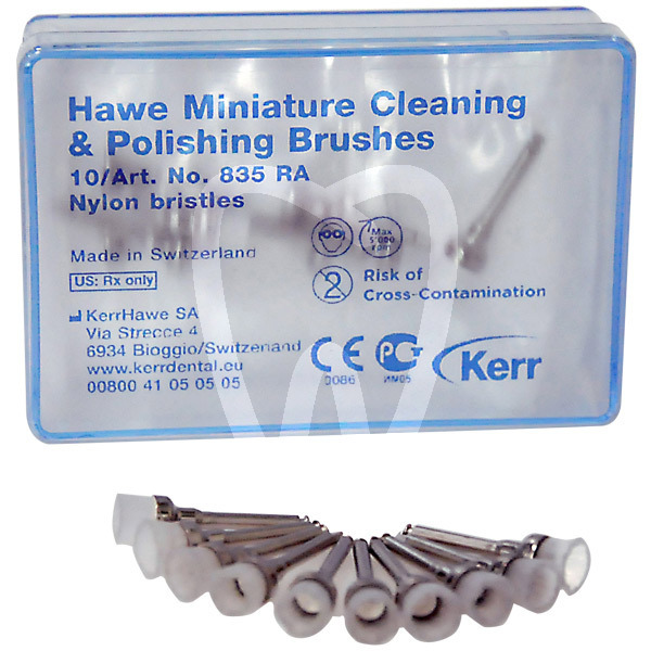 Cepillos mini cerdas de nylon fresas kerr