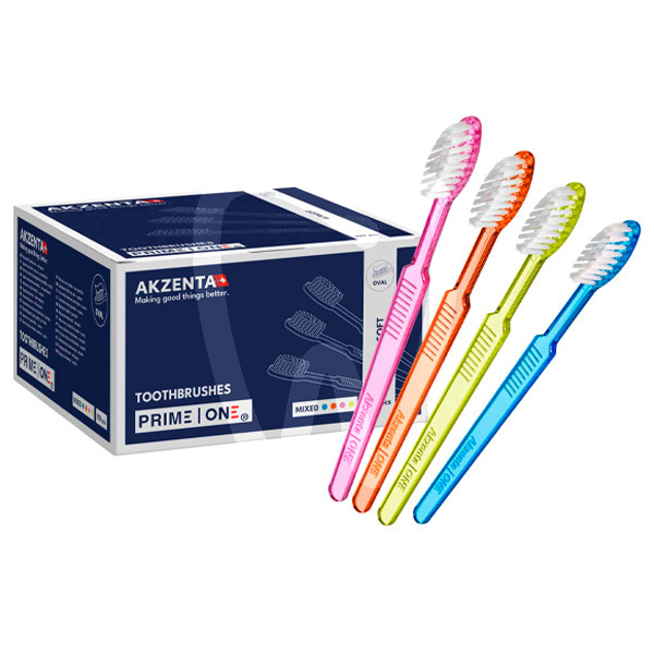 Cepillos top brushplus colores surtidos prevención y diagnóstico akzenta